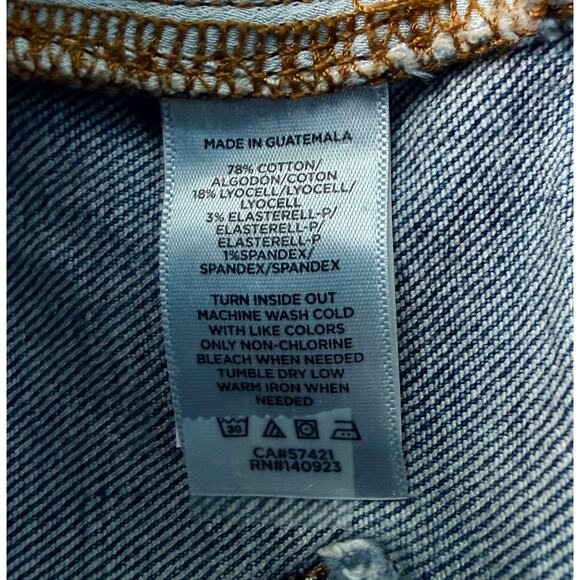 👖 LOFT High Rise Straight Jeans Women’s Size 8 / 29 Medium Wash Slim Fit Denim - Picture 4 of 5